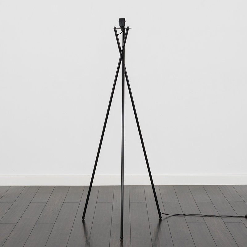 Ahti Camden 136cm Tripod Floor Lamp Base, Black
