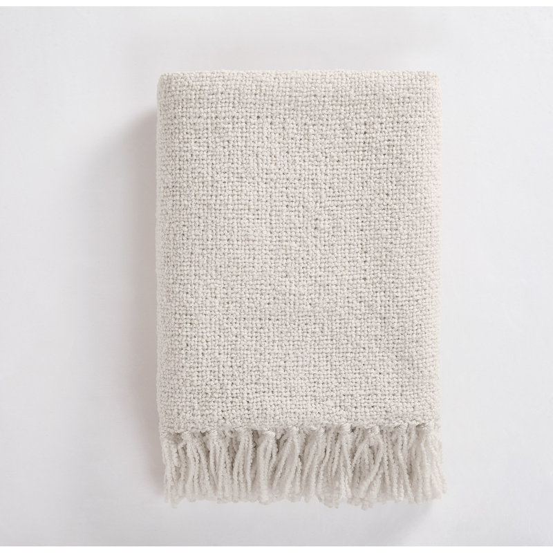 Jeté Brooklyn Loom Chunky Boucle 50 x 70, Gris