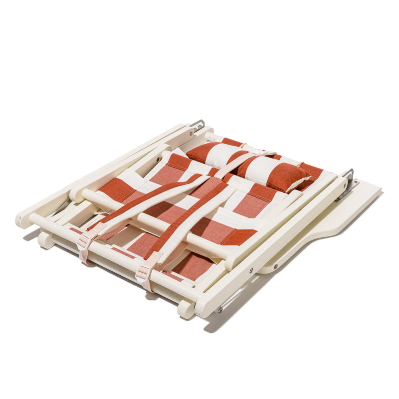 Chaise Tommy, Rouge / Blanc