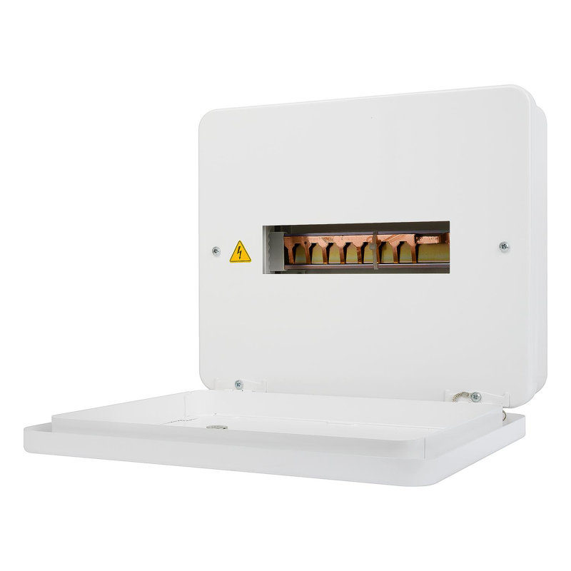 Electric Consumer Unit 8 Way Surface Mount