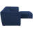 Camani Upholstered L-Shaped Sectional with Ottoman Reversible-1214907495