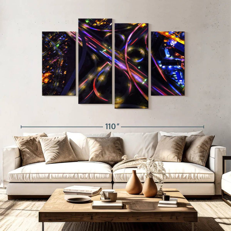Mehar Los Angeles Freeways, 54" H x 84" W