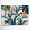 Art mural sur toile Botanical Bird of Paradise