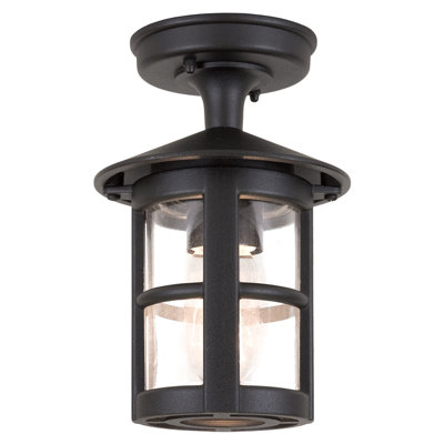 Kailee 6 cm W 1 - Bulb LED Outdoor Semi Flush Mount Outdoor Flush Mount