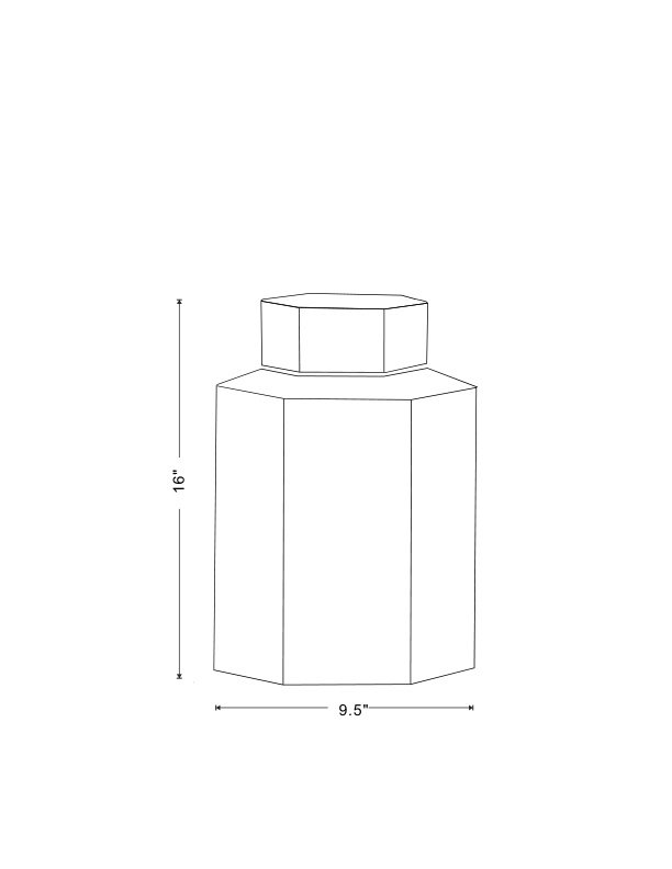 Ceramic / Porcelain Ginger Jar