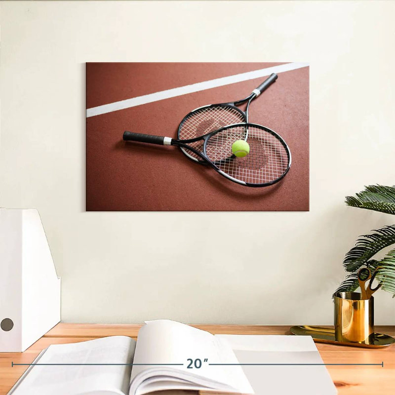 Raquettes de tennis Sireci, H 8 po x l 12 po