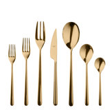 Linea Flatware Set - 32 Pieces - Ice Champagne