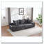 Oversized Boneless Four Seats Sofa with Cup Holder and Side Pockets-779501123