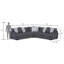 Canapé modulaire 3 pièces rembourré-92974255