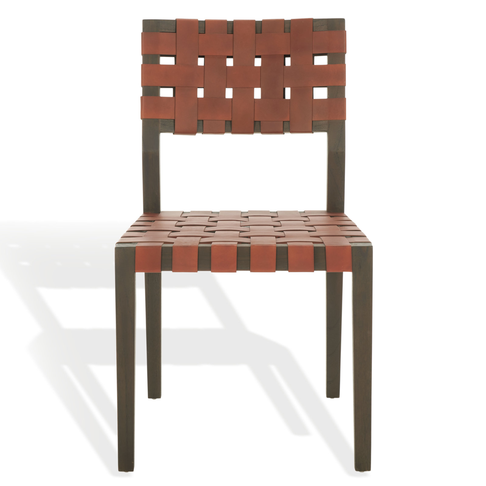 Ardell Genuine Leather Dining Chair, Natural