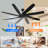 72 Inch Ceiling Fans No Light With Remote Control