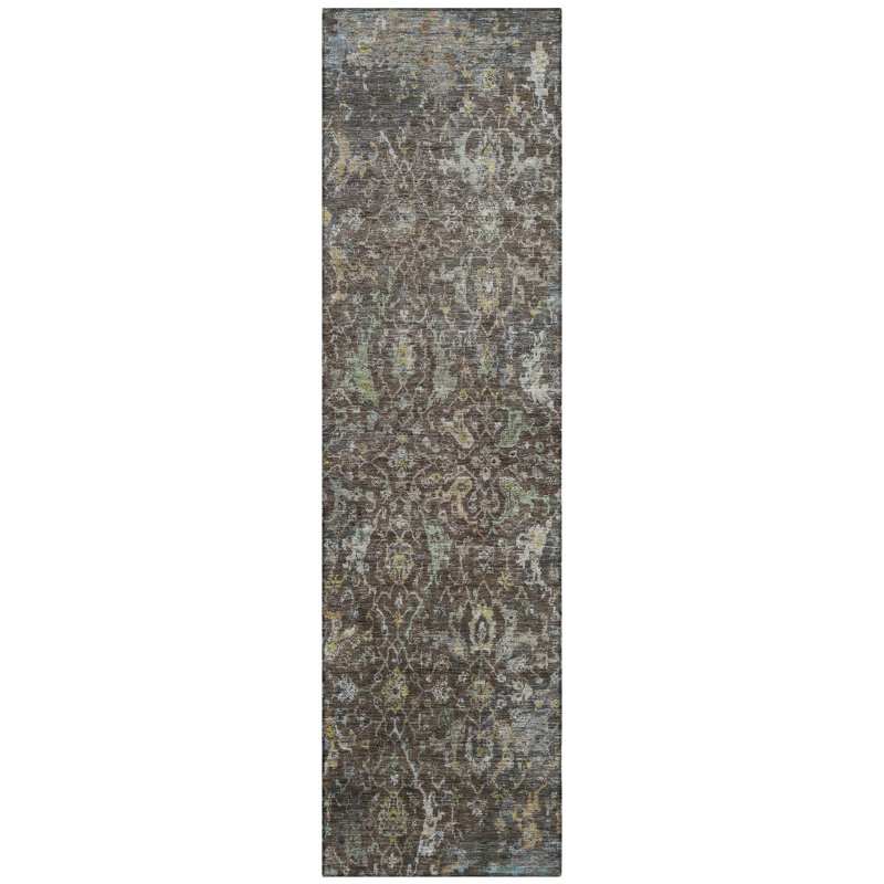 Machine Washable Indoor/Outdoor Jadiel ACN2359 Traditional Rug, Runner 2'3" x 7'6"