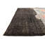 Tapis noir carré 6 pi Philip