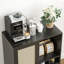 Buffet 34 pouces avec rangement - Armoire à vin avec porte-bouteilles, buffet pour la maison et le salon-869521345