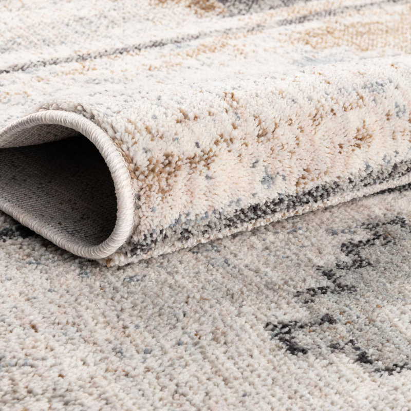 Perlita Geometric Indoor Rug, Runner 2'7" x 12'