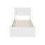 Lit plateforme en bois massif francoise avec pied de lit assorti Francoise-1111206084-1111206085