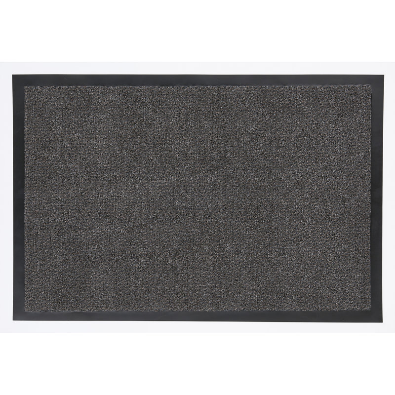 Clean Barrier Doormat, Rectangle 120 x 180cm, Black