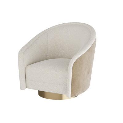 Aljona Swivel Barrel Chair