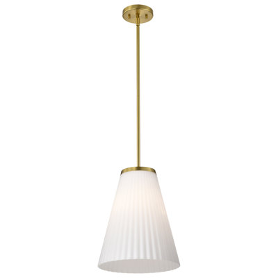 Grande suspension Royale - verre nervuré