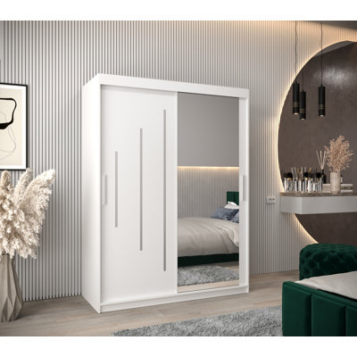 Dipesh 2 Door Manufactured Wood Wardrobe