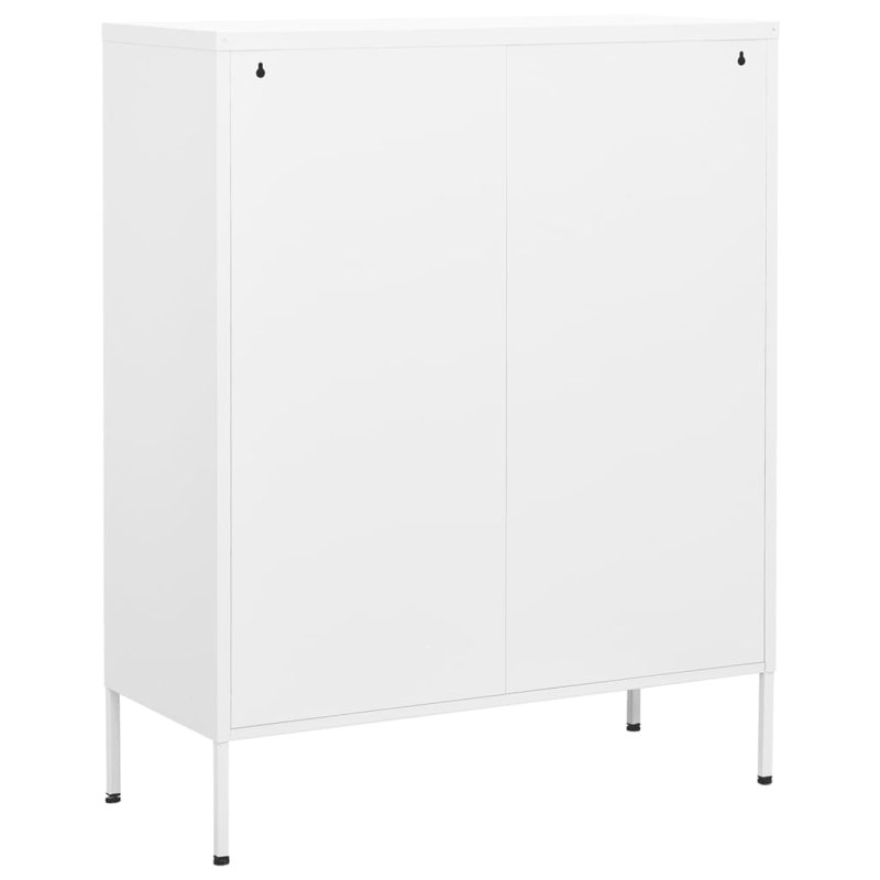 Classeur autoportant avec tablettes pour le bureau, Blanc