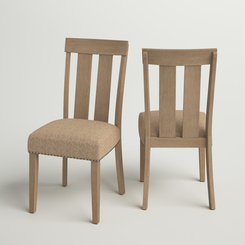 Kirtland Upholstered Dining Chair in Maple (Set of 2)