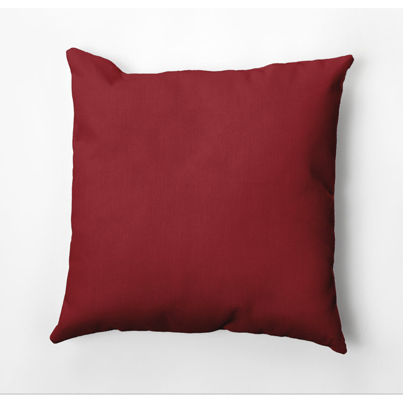Asian Outdoor Reversible Throw Pillow, Buddha, 20"x20"