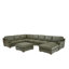 Canapé modulaire de coin avec repose-pieds Aness-133504659