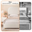 Lit rembourré Modern avec tête de lit courbée Modern-394626842-394626845