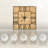 Nailsworth Metal/Solid Wood Wall Clock