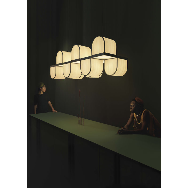 Osca 12 - Light Pendant, Earl Gray, Pale Rose