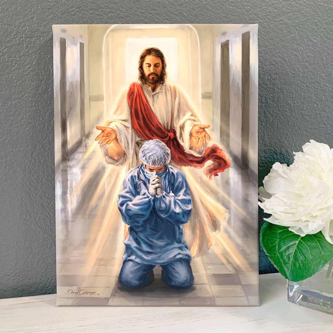 Bless our Healthcare Heroes Canvas Wall Art The Holiday Aisle® 