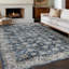 Rectangle Floral Area Rug-136078288-136078290