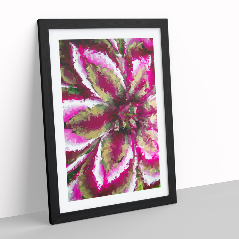 Consortium Abstract - Framed Print, Black, 64cm H x 46cm W x 2cm D