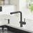 Linus Low Arc Pull-Out Dual-Spray Kitchen Faucet-55195798