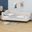 L-Shaped Daybed, With Solid Wood Legs-416782013
