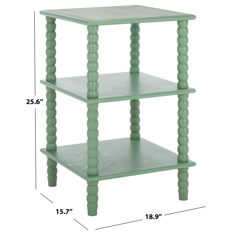 Table d'appoint 3 tablettes Netta, Sauge
