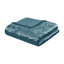 Housse de couette en velours pour lit simple / simple TG - bleu sarcelle pour une chambre à coucher luxueuse