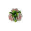 Diffuseur d'huile de porcelaine 8 "avec roses Capodimonte-98049478
