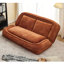 Lit double pour chien humain, canapé paresseux, causeuse, s'adapte à vous et aux animaux de compagnie, très grand canapé de plancher, vous pouvez vous asseoir ou vous allonger, position réglable 2 en 1,5, coussin moelleux, 2 sièges, chenille, orange-518183003