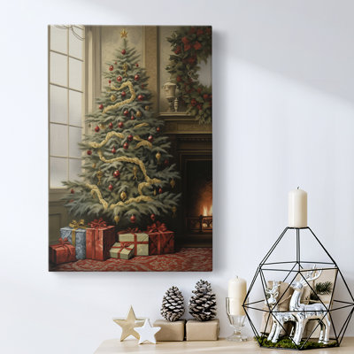 Art des Fêtes de Noël - Toile tendue avec châssis