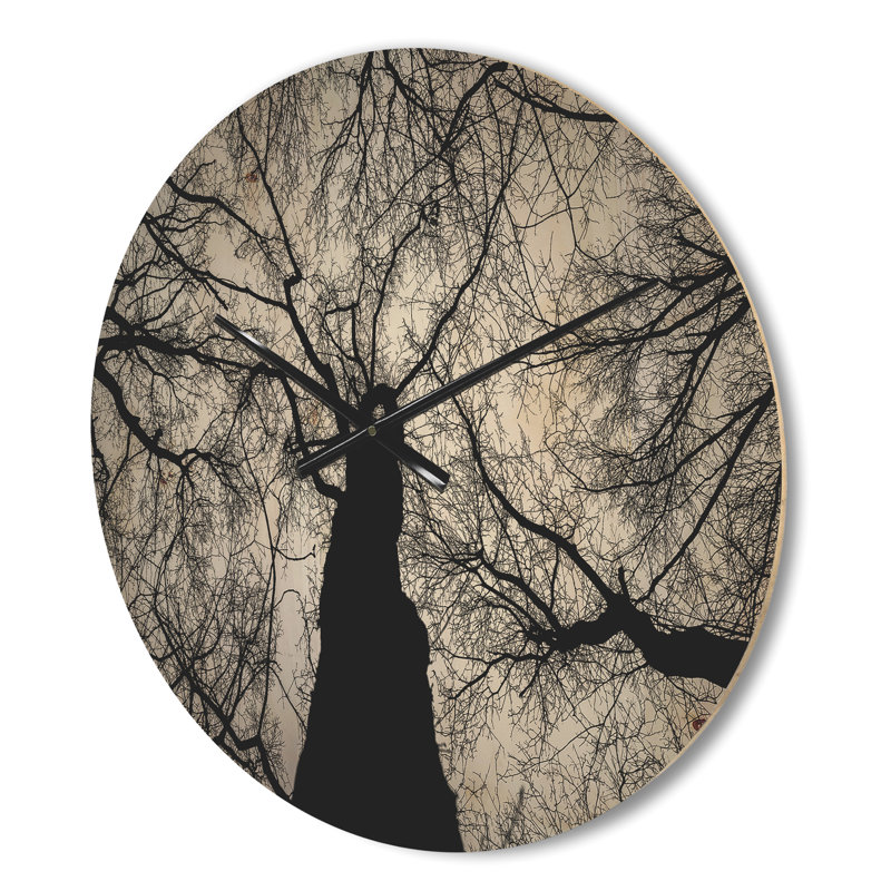 Horloge murale Hoto of Winter Branches, Moyenne