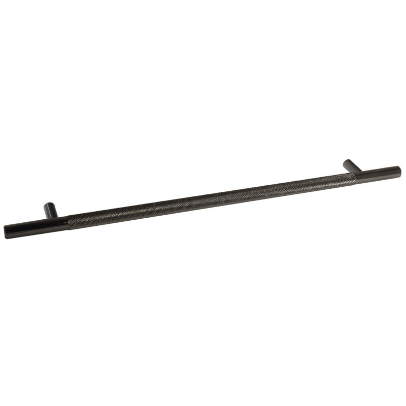 CKP Brand # 3485 Origins Collection 11-5 / 16 In. (288mm) Poignée barre en acier moleté, graphite