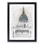 Parliament Building in Budapest in Abstract - Picture Frame Graphic Art Print-55737425-55737430