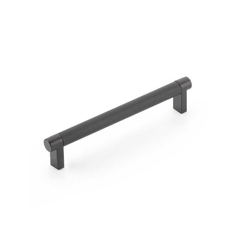Poignée de broche Emtek (fixation dos à dos), Dos plat, 6 po d'un centre à l'autre