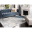 Tapis abstrait gris clair / bleu N'Keal-525112259-447731239