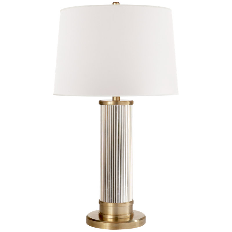 Ralph Lauren Allen 1 - Light Standard Table Lamp, Natural Brass