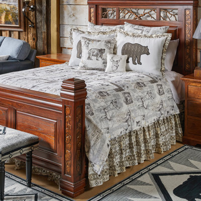 Wild And Beautiful Sateen Coverlet