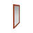 Varsha Rectangle Glossy Red Mirror-1445455580