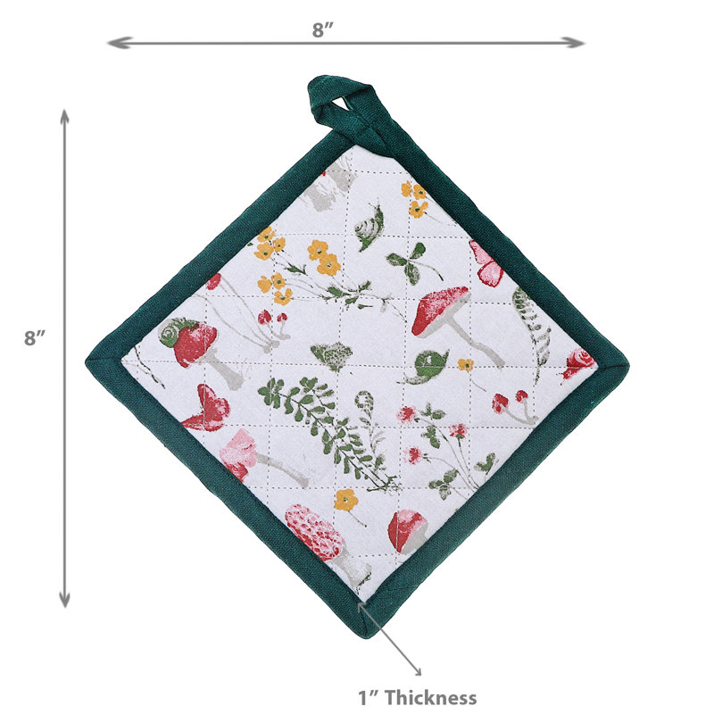 Ensemble de 2 porte-casseroles en coton